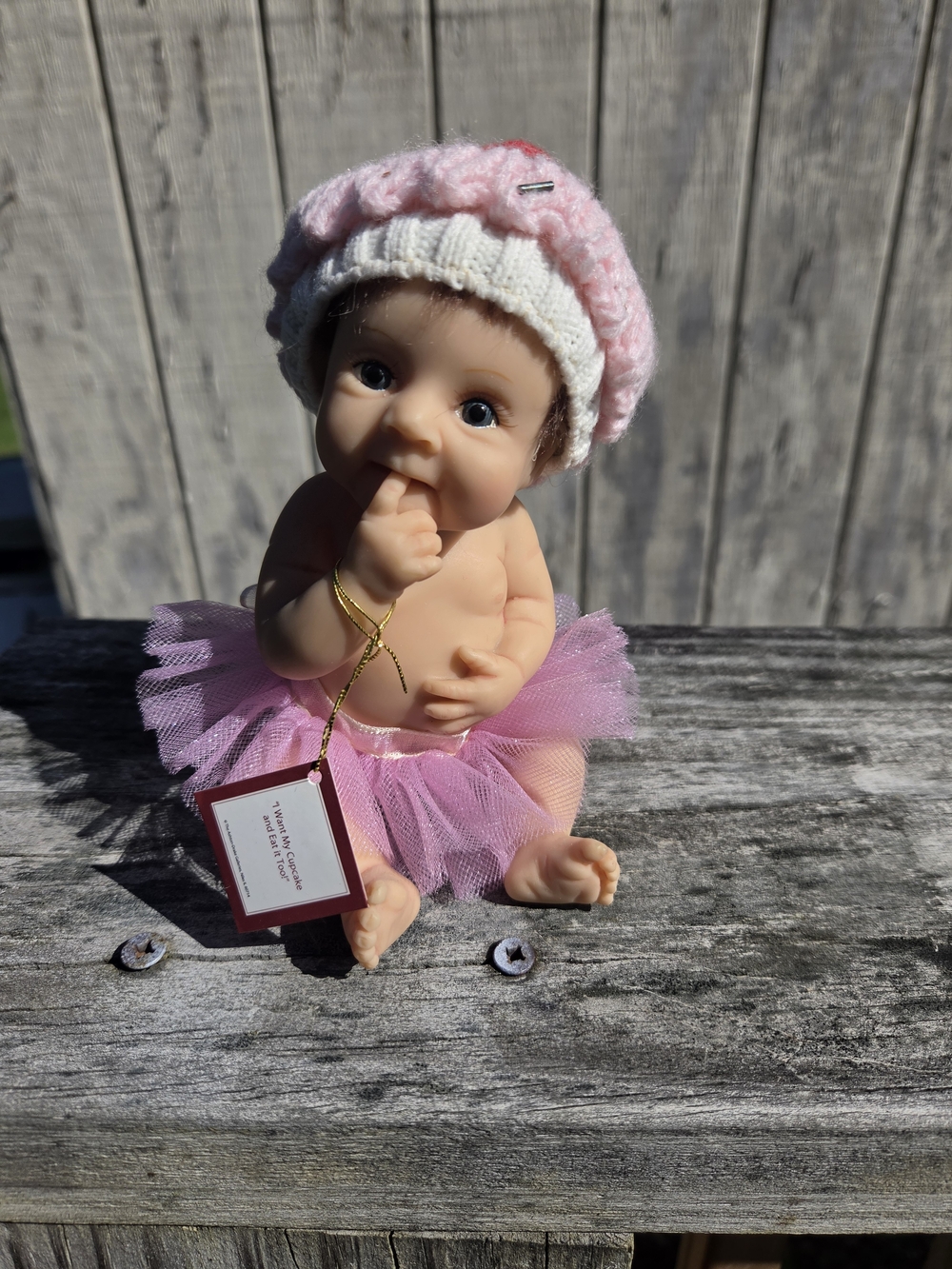 Ashton Drake I Want My CupCake/Eat It To Little Baby Doll by Sherry Rawn